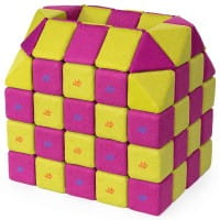 JollyHeap Soft-Magnet Würfel Creative - 100 Cubes, Riesenmagnetbausteine