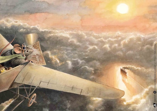 Lindbergh: Die abenteuerliche Geschichte einer fliegenden Maus. Kamishibai Bildkartenset