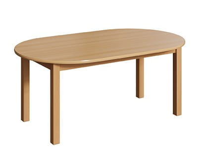 Massivholztisch - Ovaltisch in verschiedenen Größen