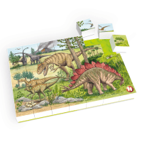 Hubelino Puzzle Welt der Dinosaurier (35-teilig)