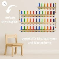 Fridlin Wanddomino 12 Steine, Hebel links