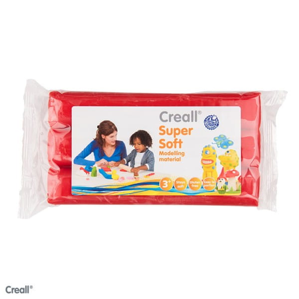 Creall Supersoft Block 500 g, rot