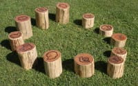 Wisdom Outdoor Balancierpfad, 12-teilig