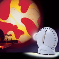 Mathmos Licht Projektor-Set "Space", weiß mit 5 Drehscheiben