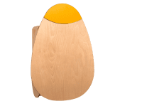 Wandwickeltisch Wickel Ei, inkl. Wickelmatte