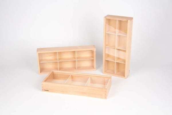 TickiT Entdecker- und Aufbewahrungsbox aus Holz 3er Set
