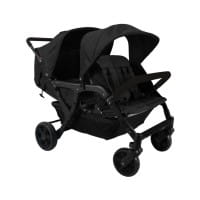 4-Sitzer Kinderwagen Lidoo City H4E Full Black