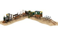 Wisdom Outdoor Spielplatzgerät “Eisenbahn”, mit Kriechtunnel
