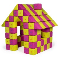 JollyHeap Soft-Magnet Würfel Set JOY - 150 Cubes, Riesenmagnetbausteine