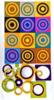 15 x Naturfilzset Kreise