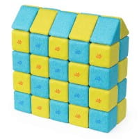 JollyHeap Soft-Magnet Würfel Medium - 50 Cubes, Riesenmagnetbausteine