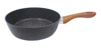 Schmorpfanne CRISPY-Natura Wood BIG, 28cm, geschmiedetes Aluminium mit Anithaft-Versiegelung