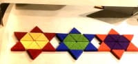 Filz- Dreiecke Set A, 60 Teile